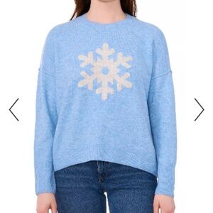 New Vince Camuto XXL Light Blue Holiday Sweater